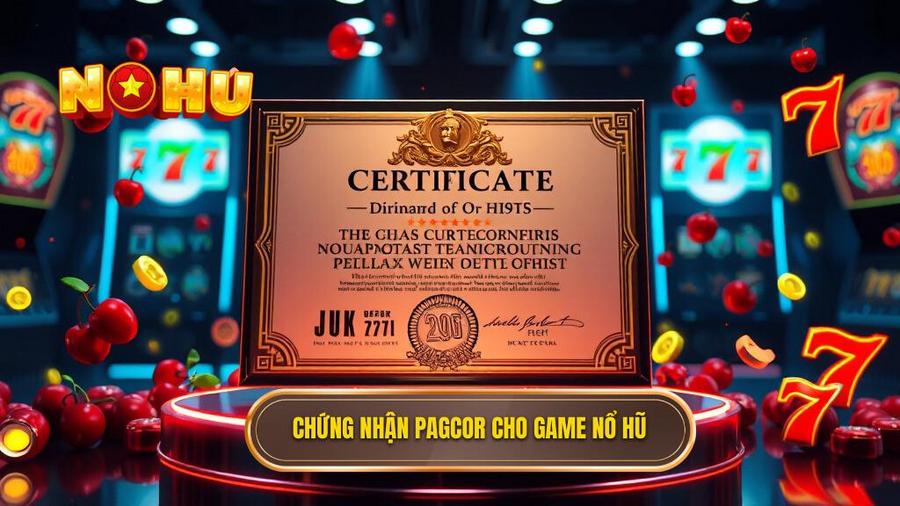 1. Chứng nhận PAGCOR cho game nổ hũ