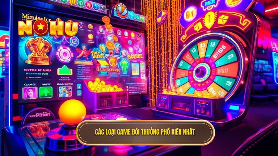 Các loại game đổi thưởng phổ biến nhất