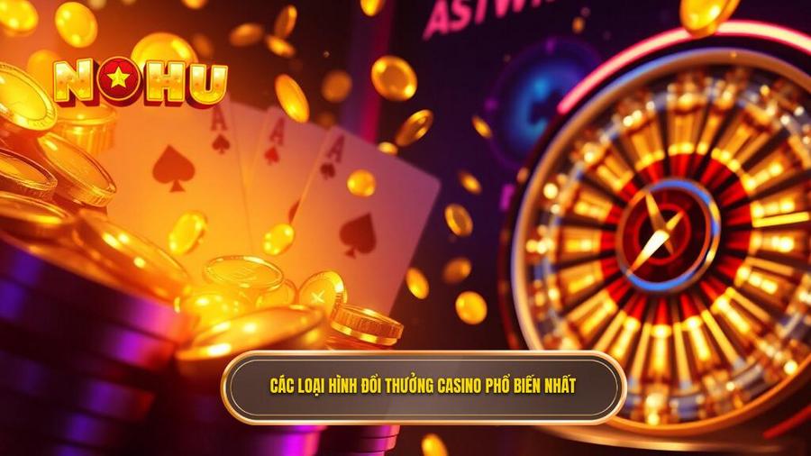 Các loại hình đổi thưởng casino phổ biến nhất