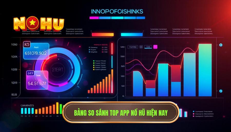 Bảng so sánh các tiêu chí của Top App nổ hũ hiện nay