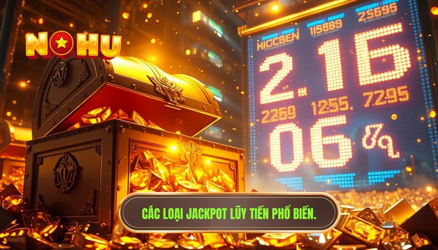 Các loại Jackpot lũy tiến phổ biến hiện nay